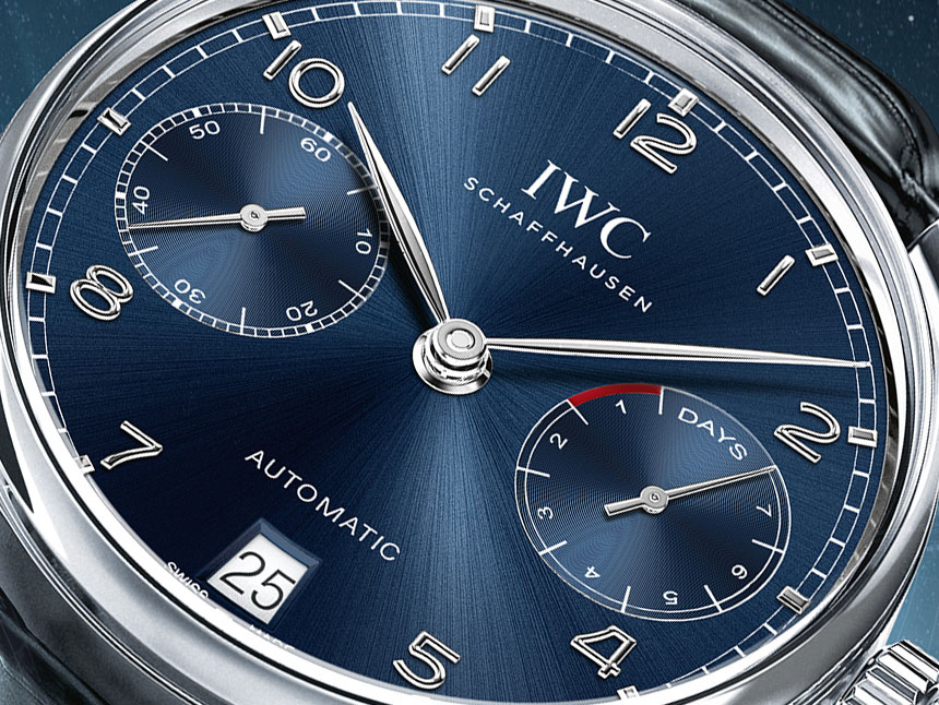 IWC Portugieser Quadrante Blu Automatico