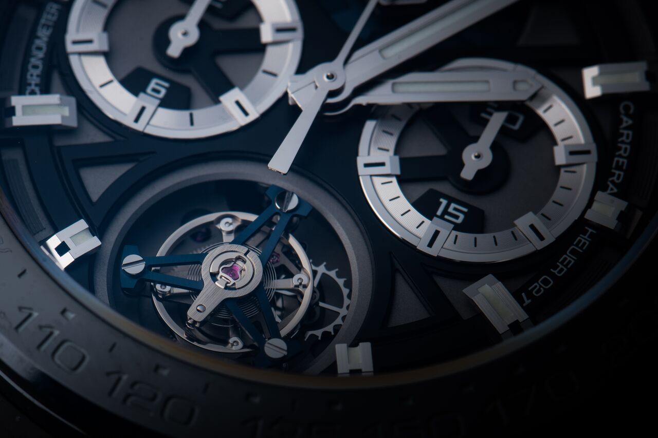 TAG Heuer Carrera Tête de Vipère Chronograph Tourbillon Chronometer Replica